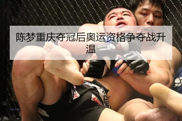 陈梦重庆夺冠后奥运资格争夺战升温